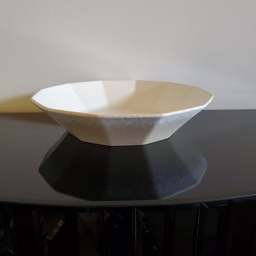 Threshold Designed with Studio McGee Glazed Ceramic Angular Bowl 13" - New